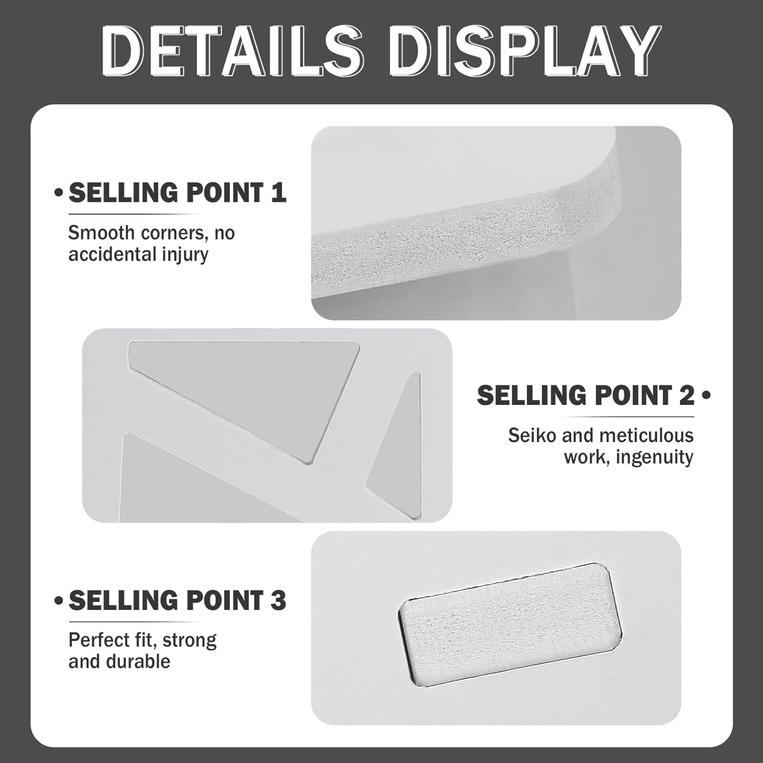 YGYQZ Small Bookshelf for Desktop Storage, Mini Cute Office Desk Shelves White Versatility Organizers for Women, Kids - Image 5
